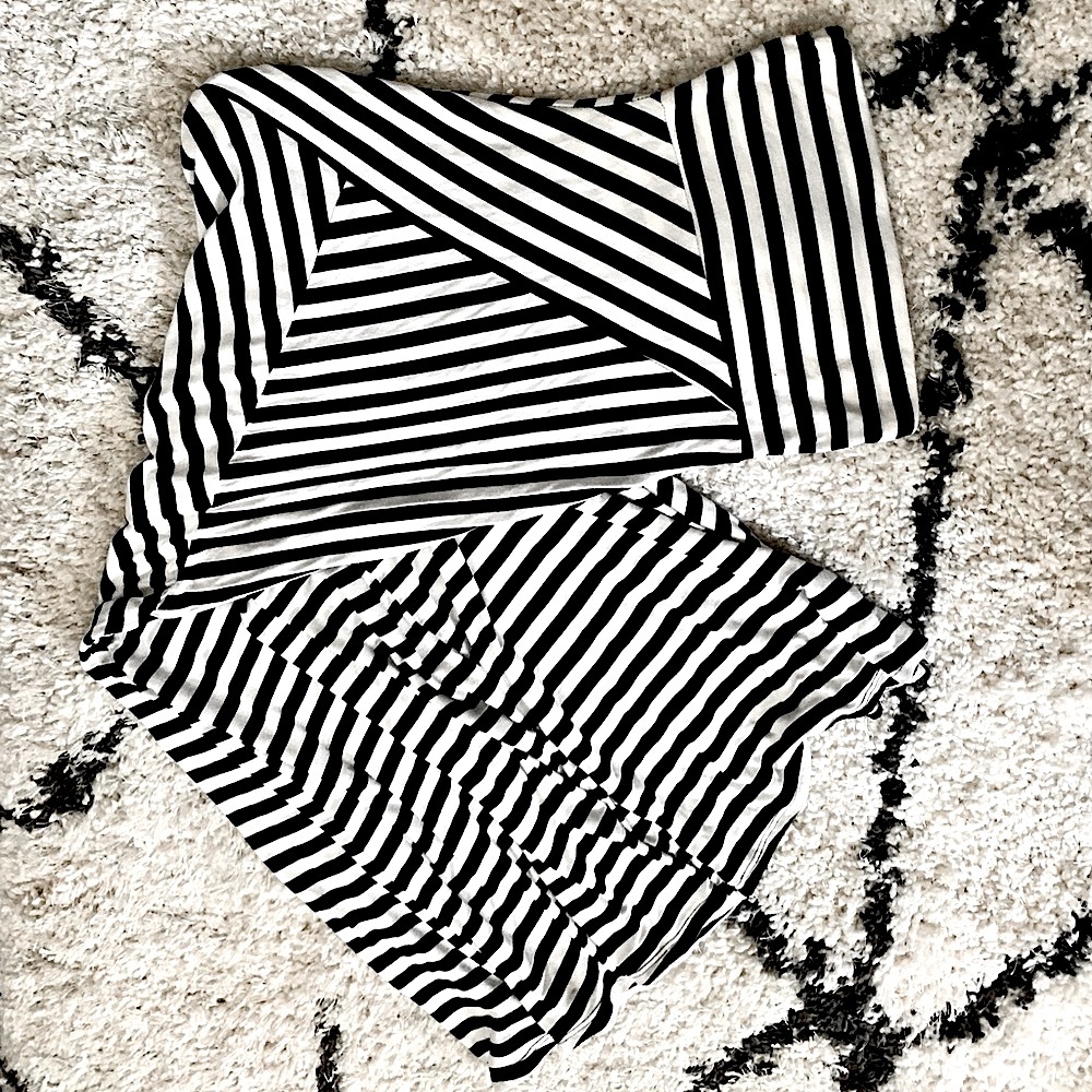 Wet Seal Strapless Maxi Dress White Black Asymmetrical Stripes S - Picture 3 of 4